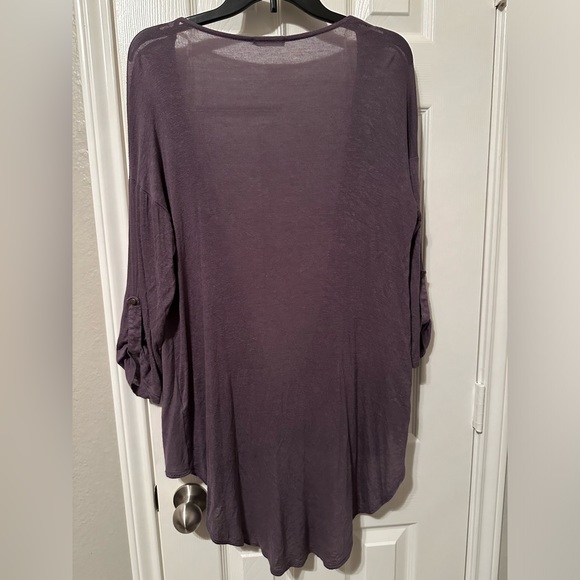 Purple lightweight tunic - Picture 3 of 3